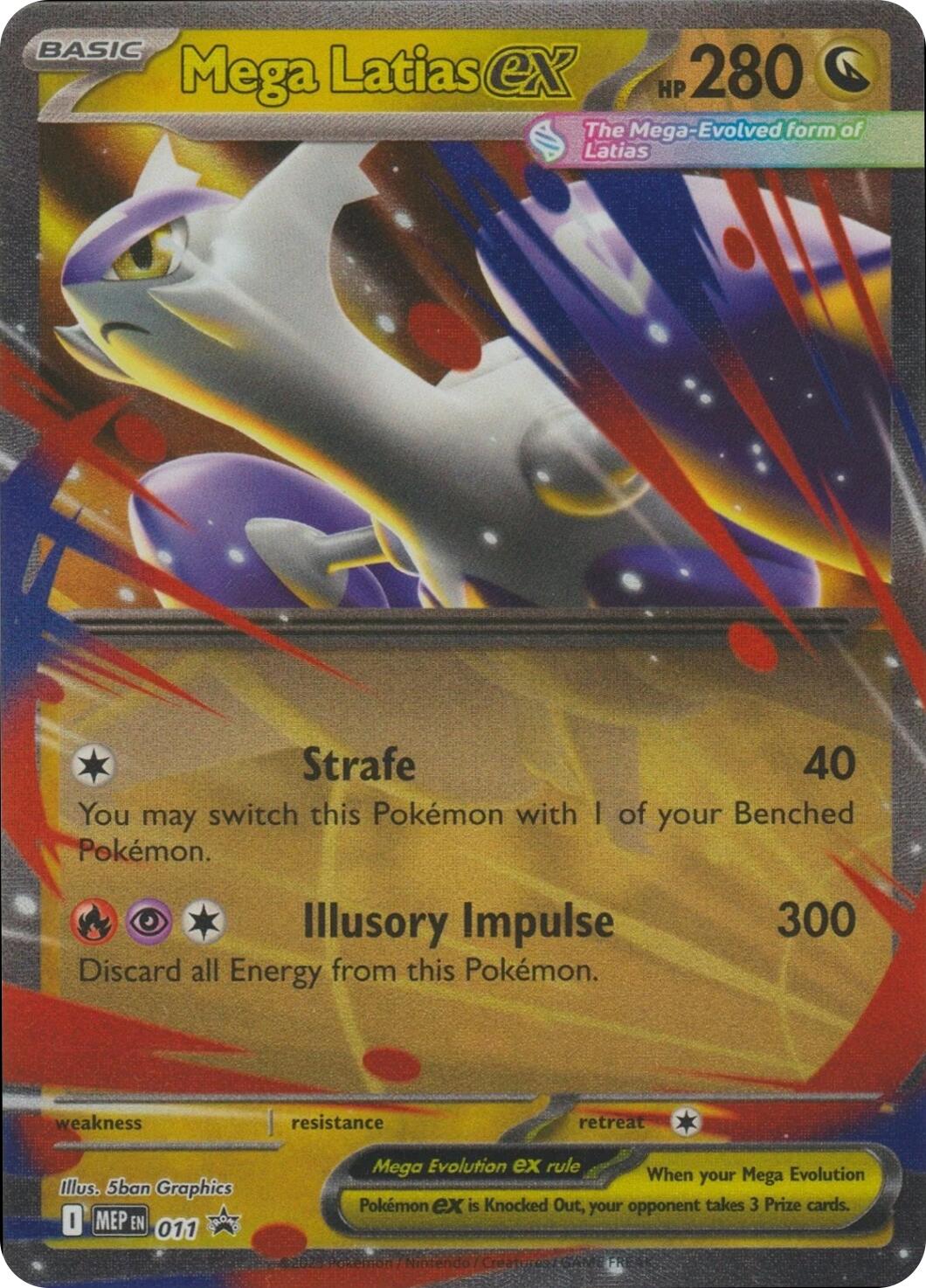 Mega Latias ex (011) [Mega Evolutions Promo] | Exor Games New Glasgow