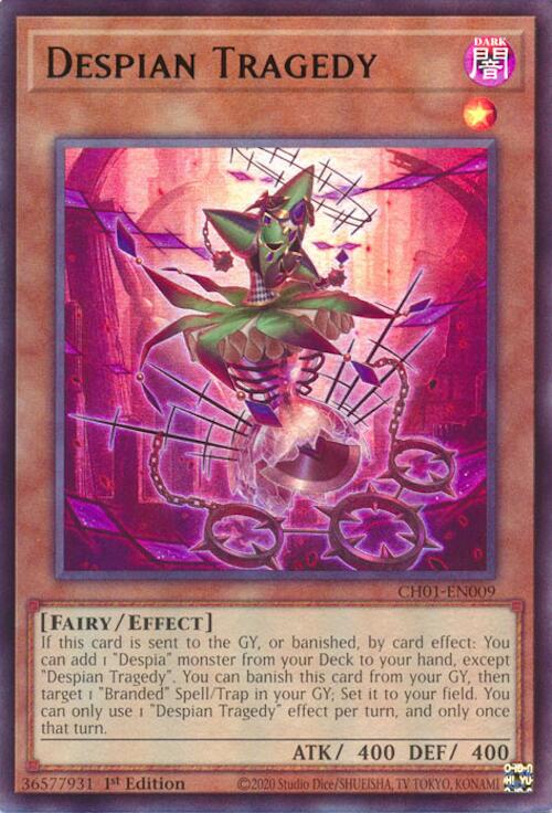 Despian Tragedy [CH01-EN009] Ultra Rare | Exor Games New Glasgow