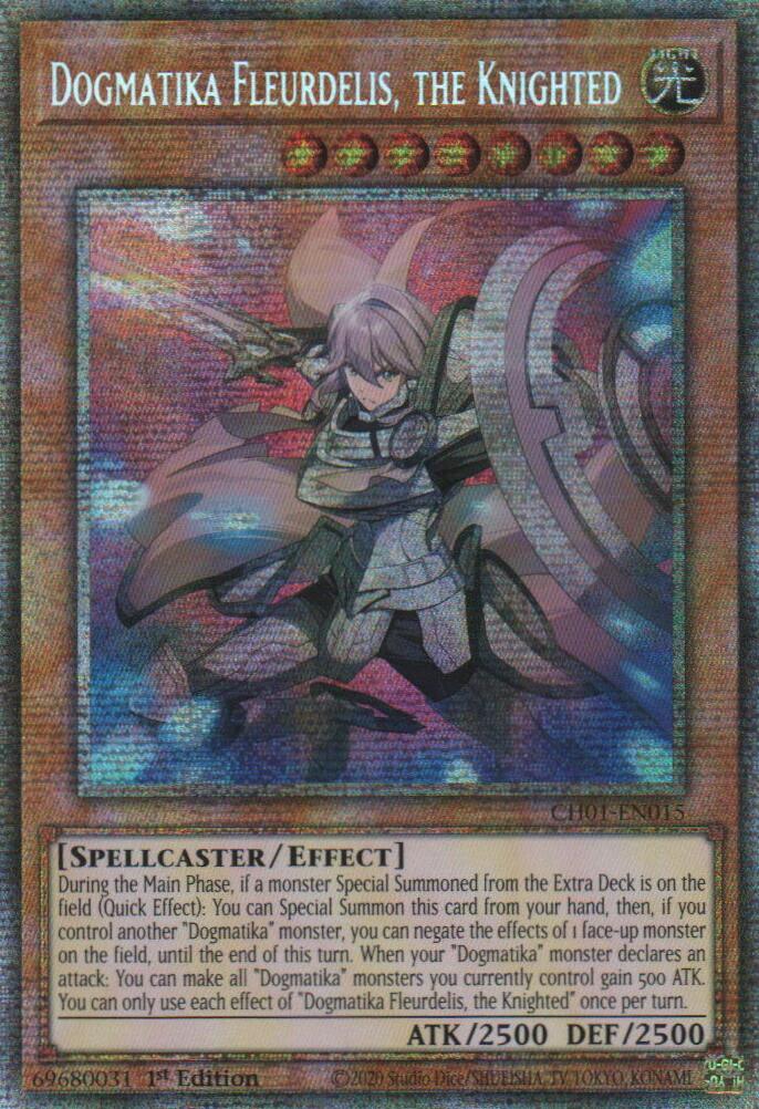 Dogmatika Fleurdelis, the Knighted (Starlight Rare) [CH01-EN015] Starlight Rare | Exor Games New Glasgow