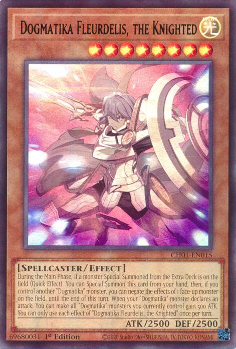 Dogmatika Fleurdelis, the Knighted [CH01-EN015] Ultra Rare | Exor Games New Glasgow