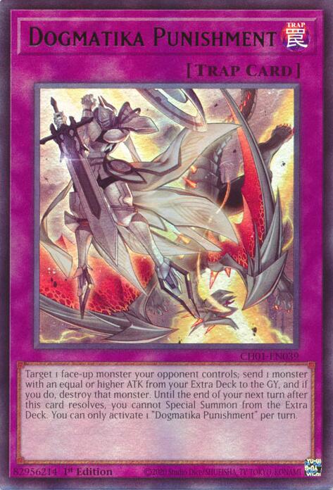 Dogmatika Punishment [CH01-EN039] Ultra Rare | Exor Games New Glasgow