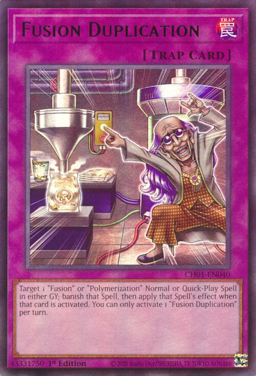 Fusion Duplication [CH01-EN040] Ultra Rare | Exor Games New Glasgow