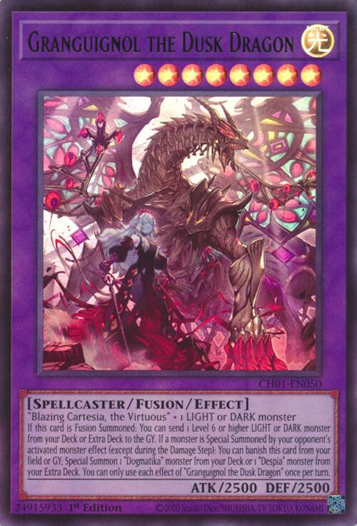 Granguignol the Dusk Dragon [CH01-EN050] Ultra Rare | Exor Games New Glasgow