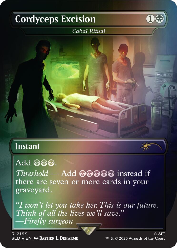 Cordyceps Excision - Cabal Ritual (Rainbow Foil) [Secret Lair Drop Series] | Exor Games New Glasgow