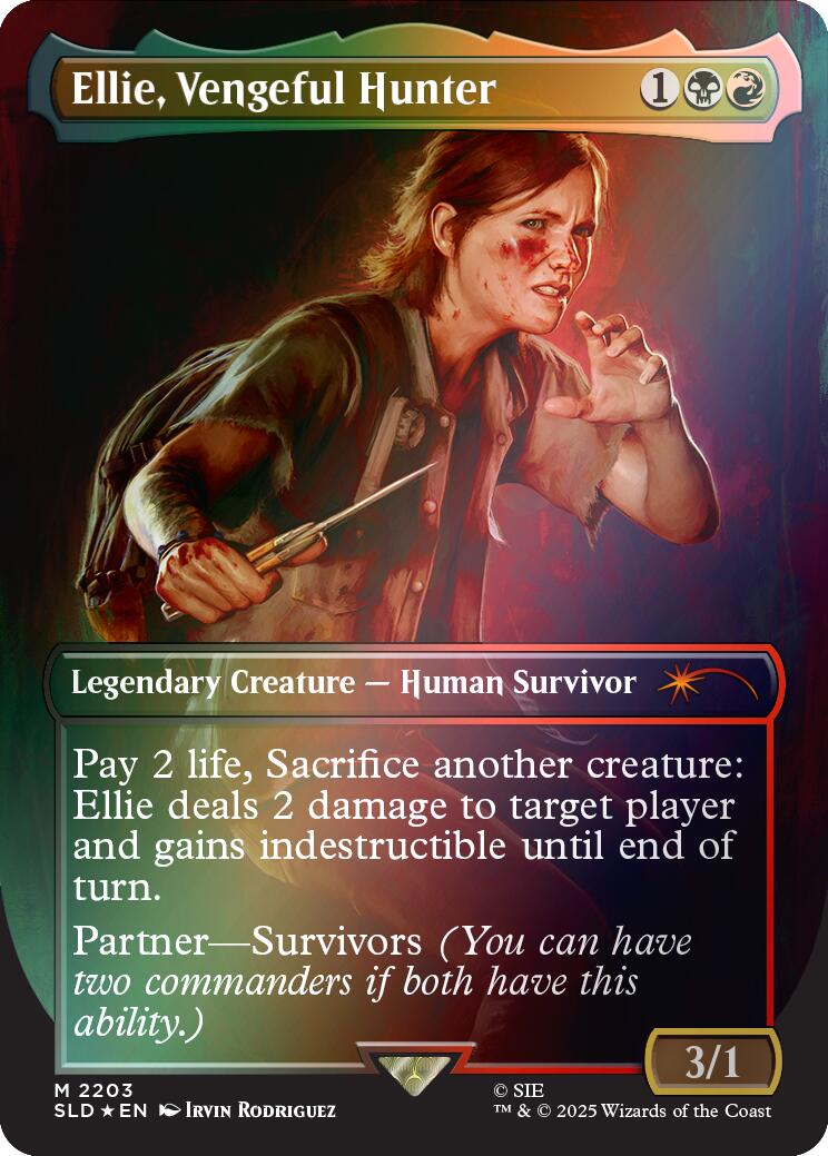 Ellie, Vengeful Hunter (Rainbow Foil) [Secret Lair Drop Series] | Exor Games New Glasgow