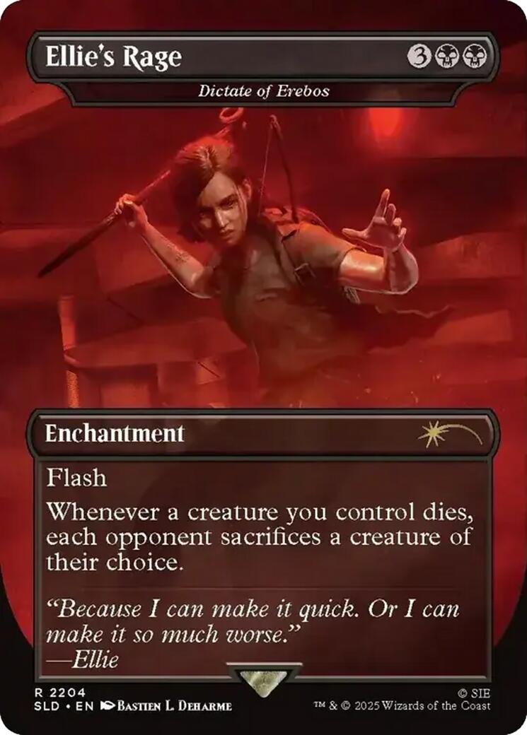 Ellie's Rage - Dictate of Erebos [Secret Lair Drop Series] | Exor Games New Glasgow