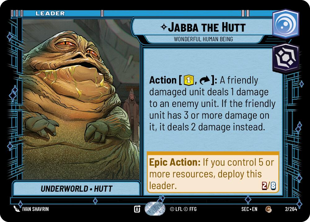 Jabba the Hutt (2/264) - Wonderful Human Being (2/264) [Secrets of Power] | Exor Games New Glasgow