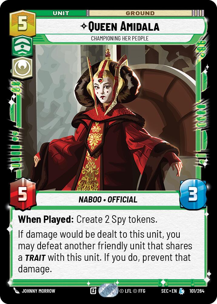 Queen Amidala (101/264) - Championing Her People (101/264) [Secrets of Power] | Exor Games New Glasgow