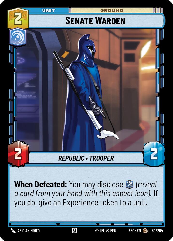 Senate Warden (59/264) (59/264) [Secrets of Power] | Exor Games New Glasgow