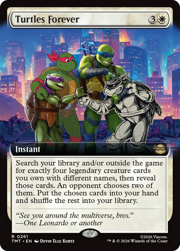Turtles Forever (Extended Art) [Teenage Mutant Ninja Turtles] | Exor Games New Glasgow
