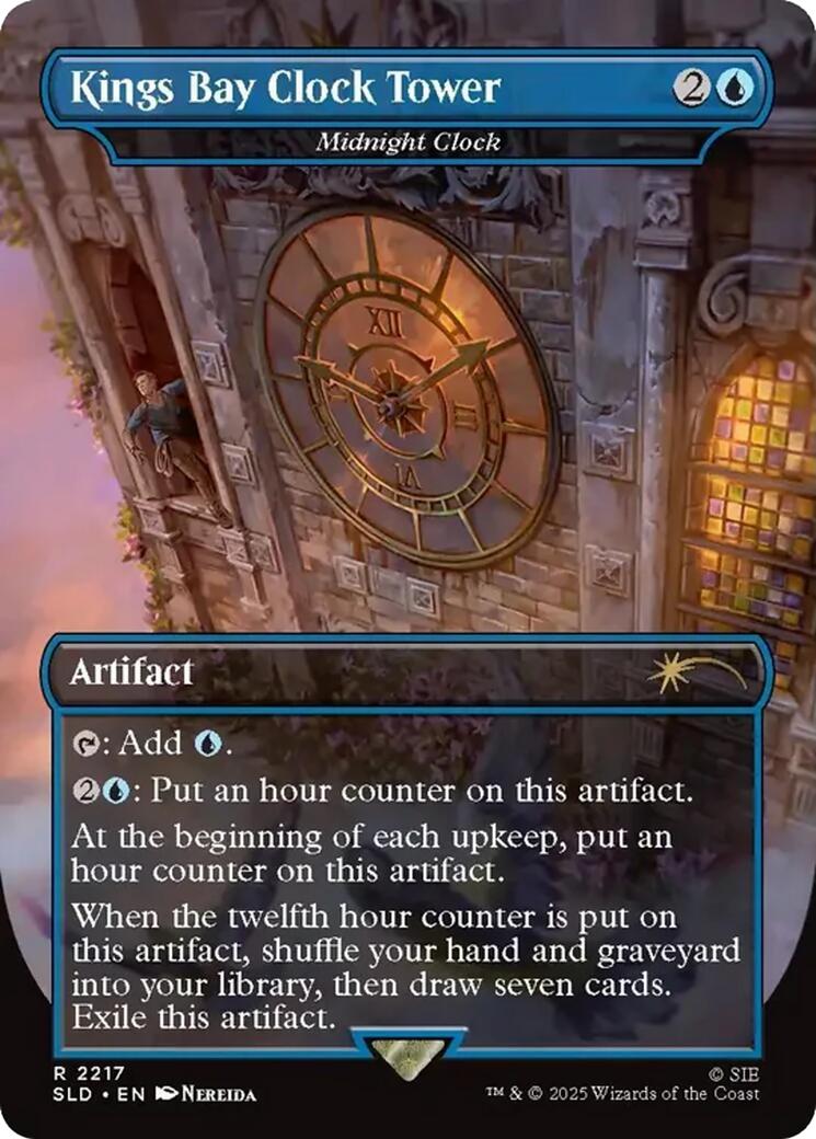 Kings Bay Clock Tower - Midnight Clock [Secret Lair Drop Series] | Exor Games New Glasgow