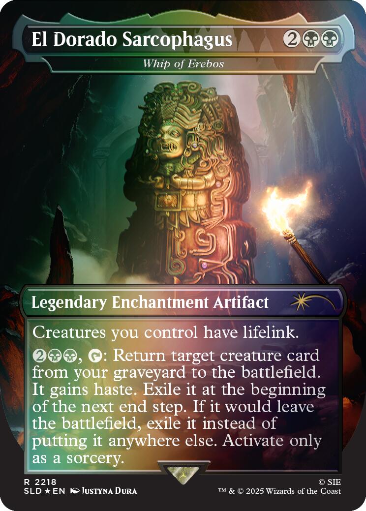 El Dorado Sarcophagus - Whip of Erebos (Rainbow Foil) [Secret Lair Drop Series] | Exor Games New Glasgow