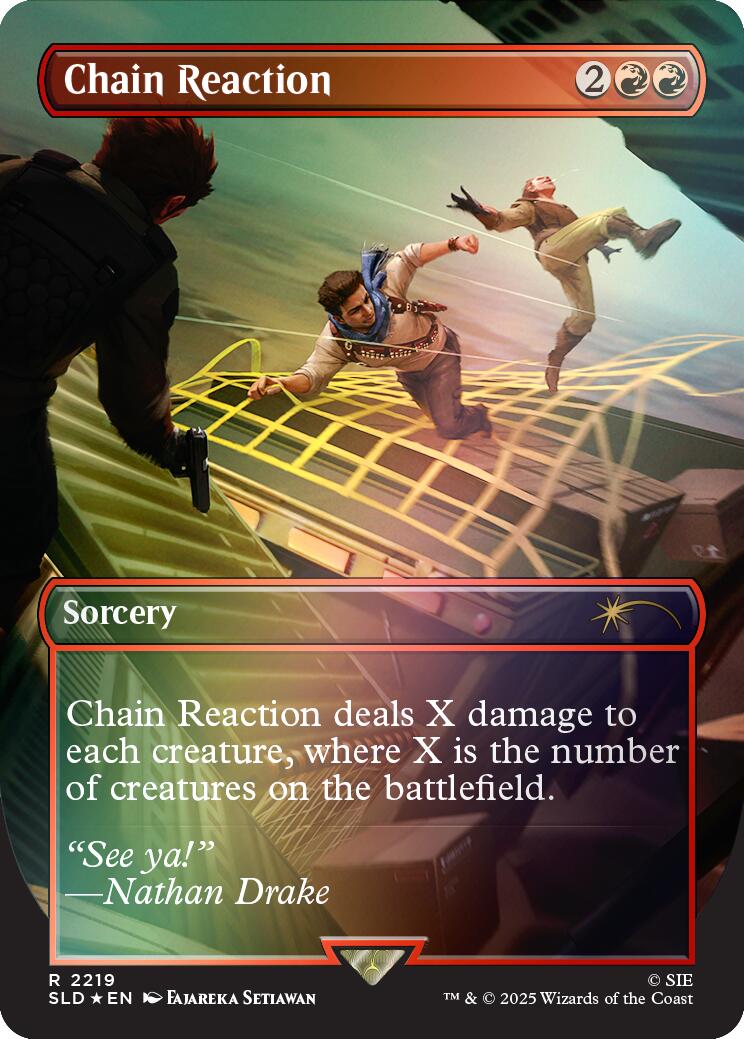 Chain Reaction (Rainbow Foil) [Secret Lair Drop Series] | Exor Games New Glasgow