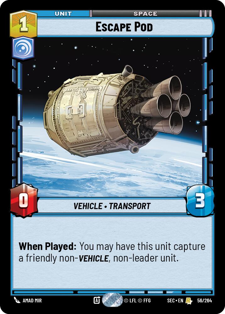 Escape Pod (56/264) (56/264) [Secrets of Power] | Exor Games New Glasgow