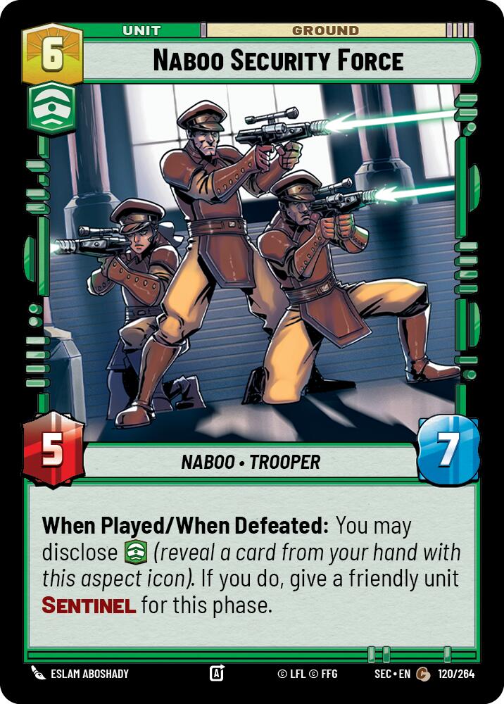 Naboo Security Force (120/264) (120/264) [Secrets of Power] | Exor Games New Glasgow