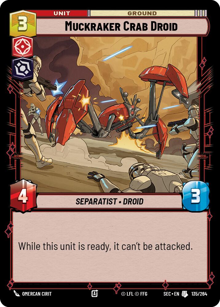 Muckraker Crab Droid (135/264) (135/264) [Secrets of Power] | Exor Games New Glasgow