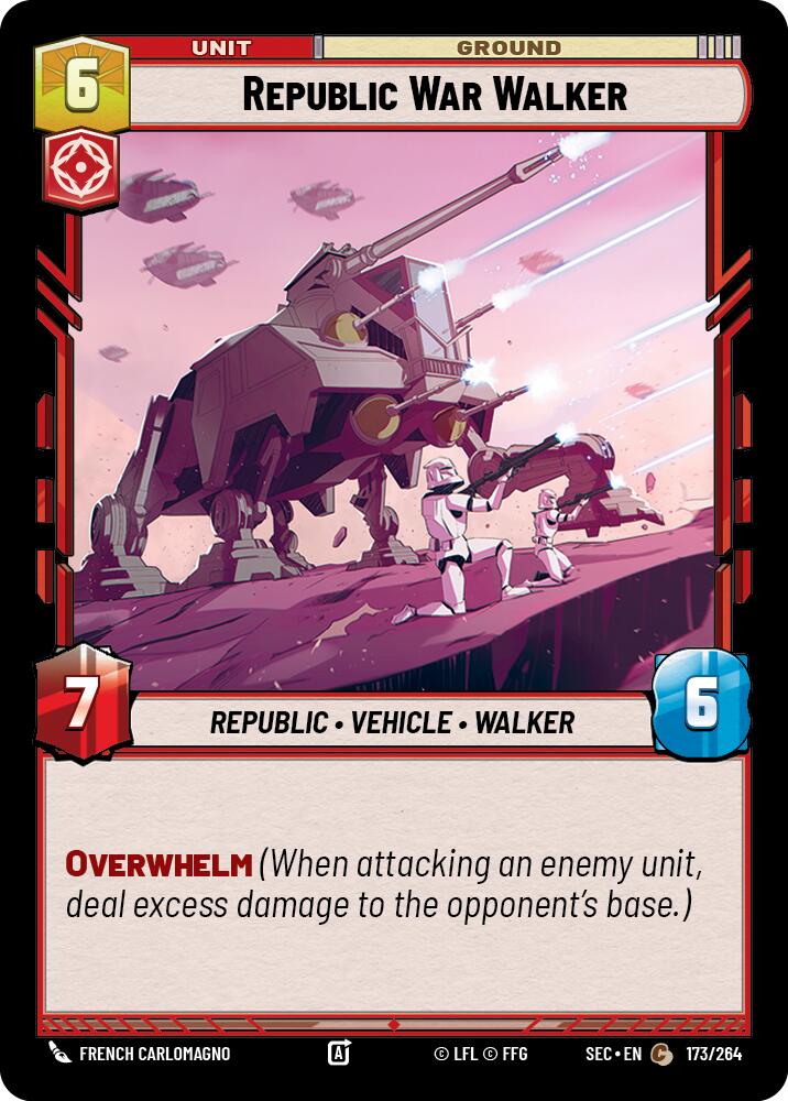 Republic War Walker (173/264) (173/264) [Secrets of Power] | Exor Games New Glasgow
