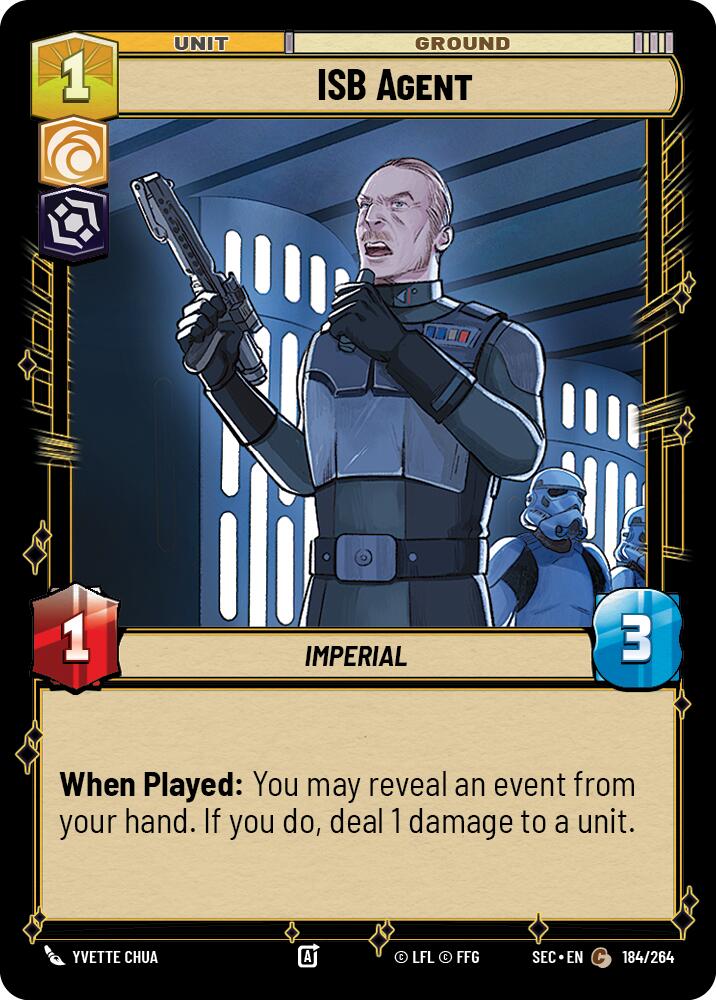 ISB Agent (184/264) (184/264) [Secrets of Power] | Exor Games New Glasgow