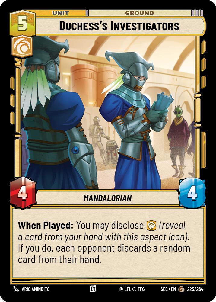 Duchess's Investigators (223/264) (223/264) [Secrets of Power] | Exor Games New Glasgow