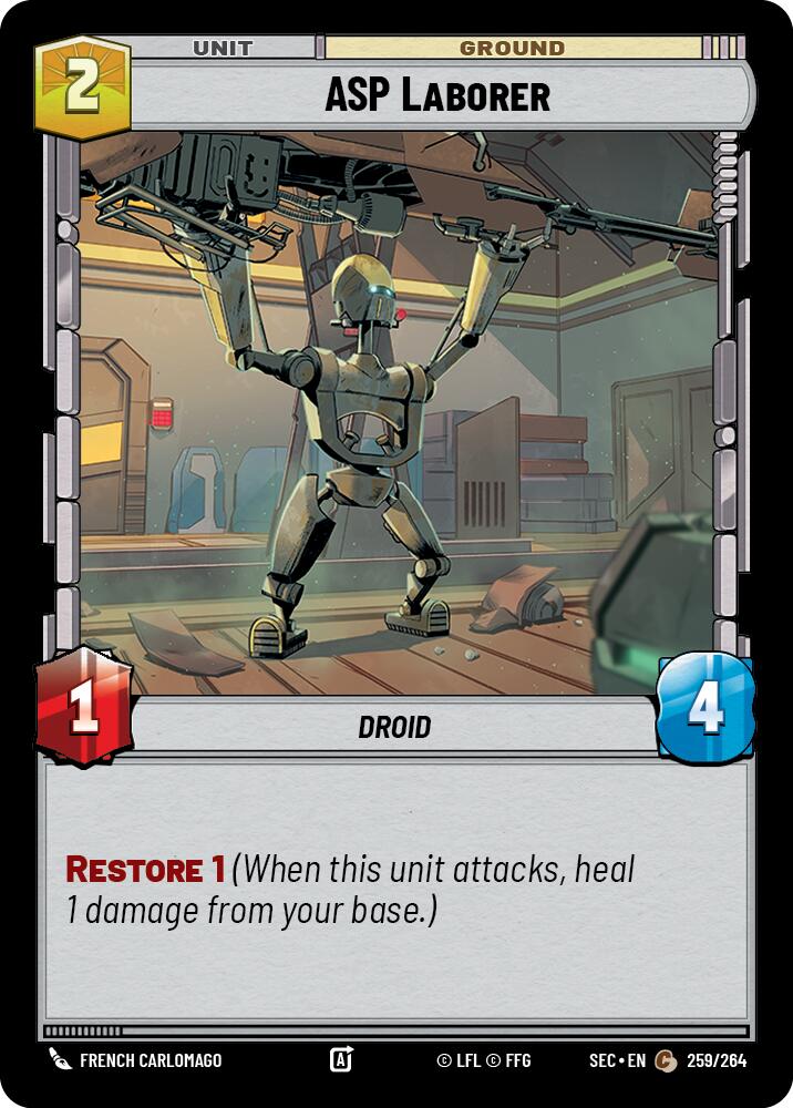 ASP Laborer (259/264) (259/264) [Secrets of Power] | Exor Games New Glasgow