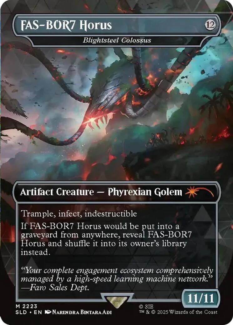 FAS-BOR7 Horus - Blightsteel Colossus [Secret Lair Drop Series] | Exor Games New Glasgow