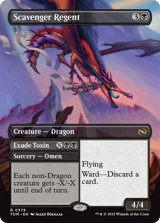 Scavenger Regent (Borderless) [Tarkir: Dragonstorm] | Exor Games New Glasgow