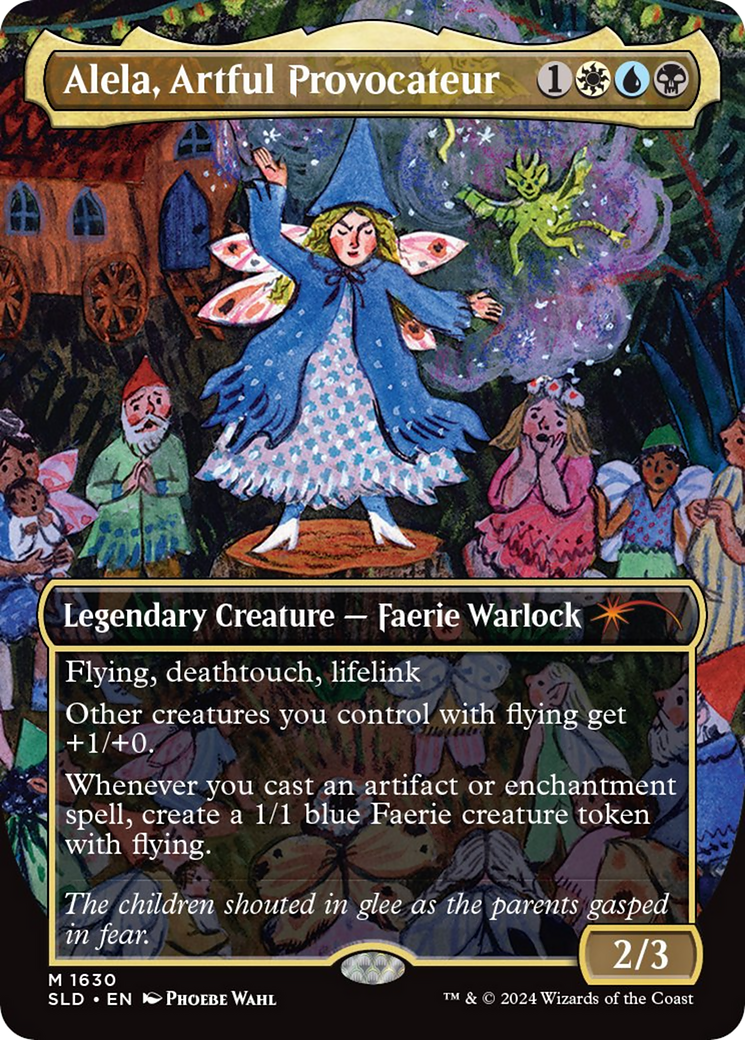 Alela, Artful Provocateur (1630) (Rainbow Foil) [Secret Lair Drop Series] | Exor Games New Glasgow