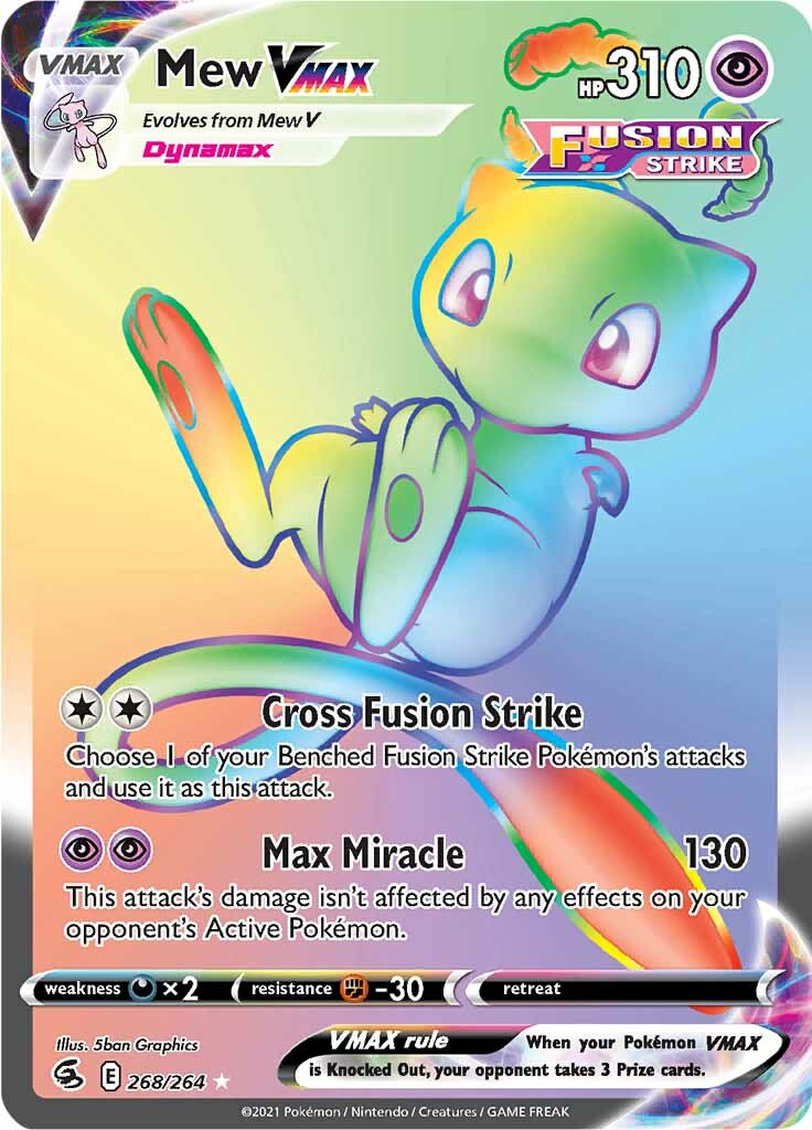 Mew VMAX (268/264) [Sword & Shield: Fusion Strike] | Exor Games New Glasgow