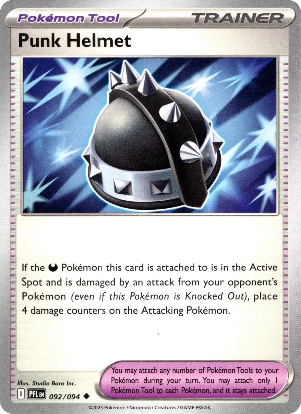 Punk Helmet (092/094) [Mega Evolution: Phantasmal Flames] | Exor Games New Glasgow