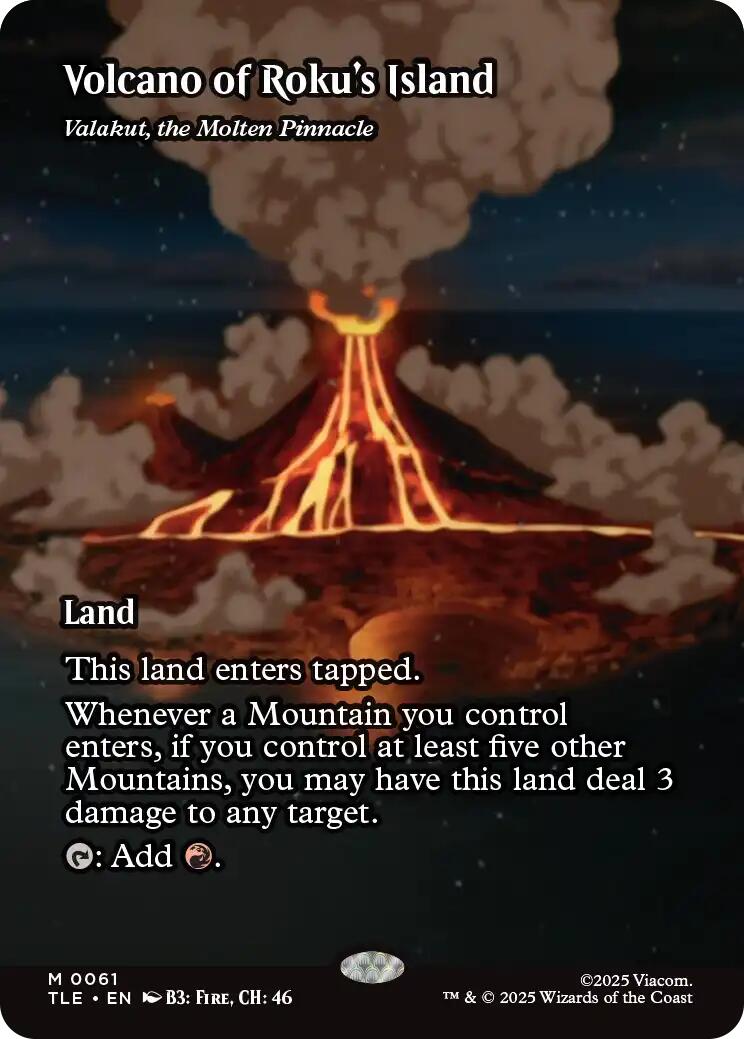 Volcano of Roku's Island - Valakut, the Molten Pinnacle [Avatar: The Last Airbender: Eternal-Legal] | Exor Games New Glasgow