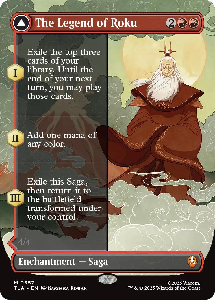 The Legend of Roku (Borderless) [Avatar: The Last Airbender] | Exor Games New Glasgow