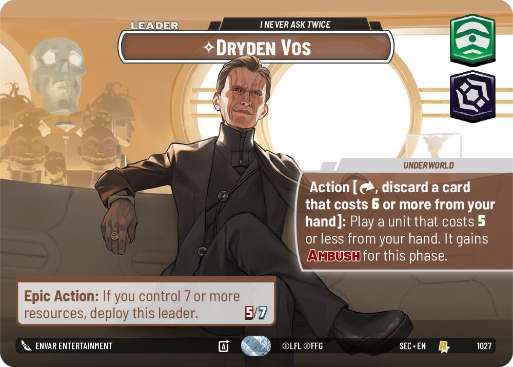 Dryden Vos - I Never Ask Twice (Showcase) (1027) (1027) [Secrets of Power] | Exor Games New Glasgow