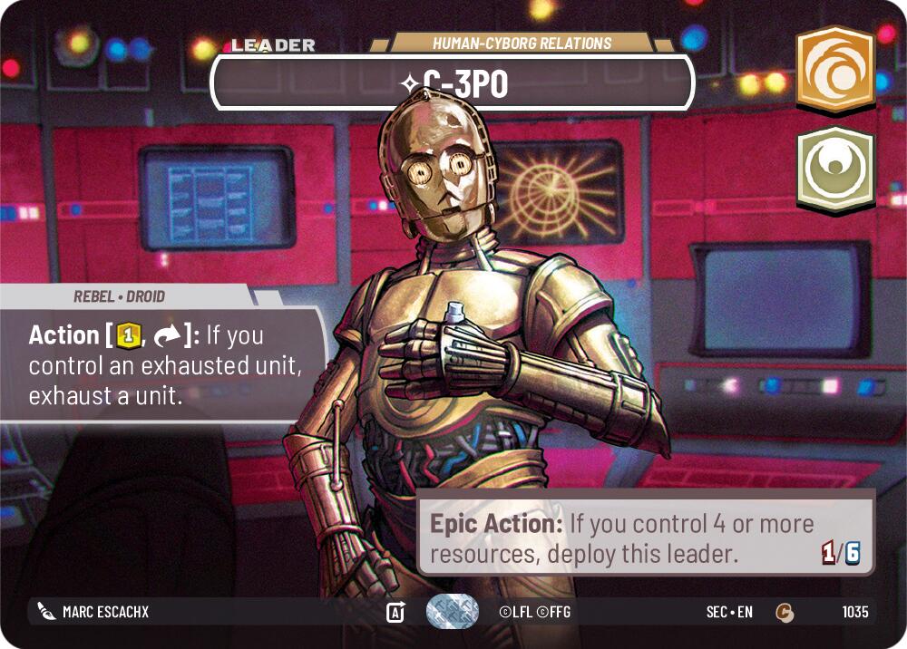 C-3PO - 3PO (1026) - Human-Cyborg Relations (Showcase) (1035) (1035) [Secrets of Power] | Exor Games New Glasgow