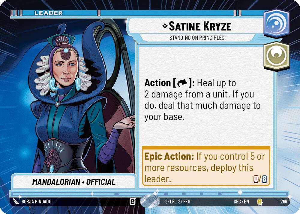 Satine Kryze - Standing on Principles (Hyperspace) (269) (269) [Secrets of Power] | Exor Games New Glasgow