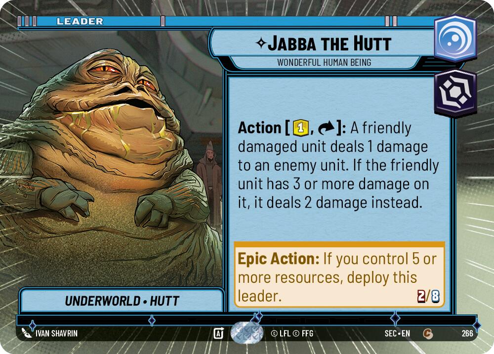 Jabba the Hutt - Wonderful Human Being (Hyperspace) (266) (266) [Secrets of Power] | Exor Games New Glasgow