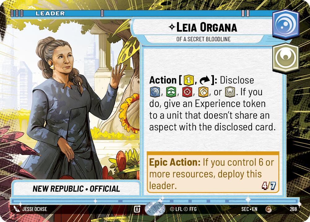 Leia Organa - Of A Secret Bloodline (Hyperspace) (268) (268) [Secrets of Power] | Exor Games New Glasgow
