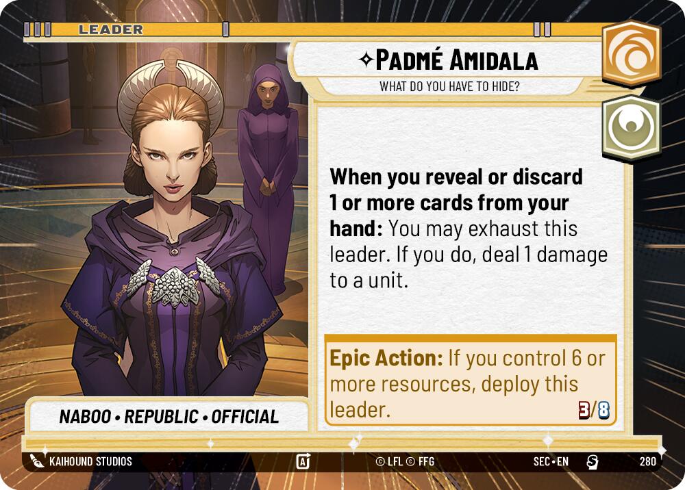 Padme Amidala - What Do You Have to Hide? (Hyperspace) (280) (280) [Secrets of Power] | Exor Games New Glasgow