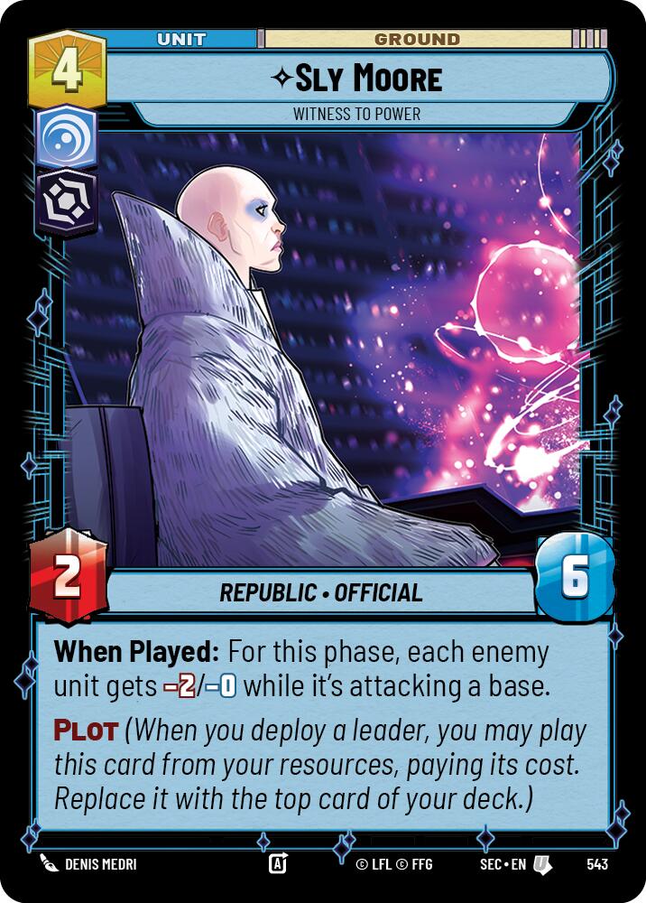 Sly Moore - Witness to Power (Foil) (543) (543) [Secrets of Power] | Exor Games New Glasgow