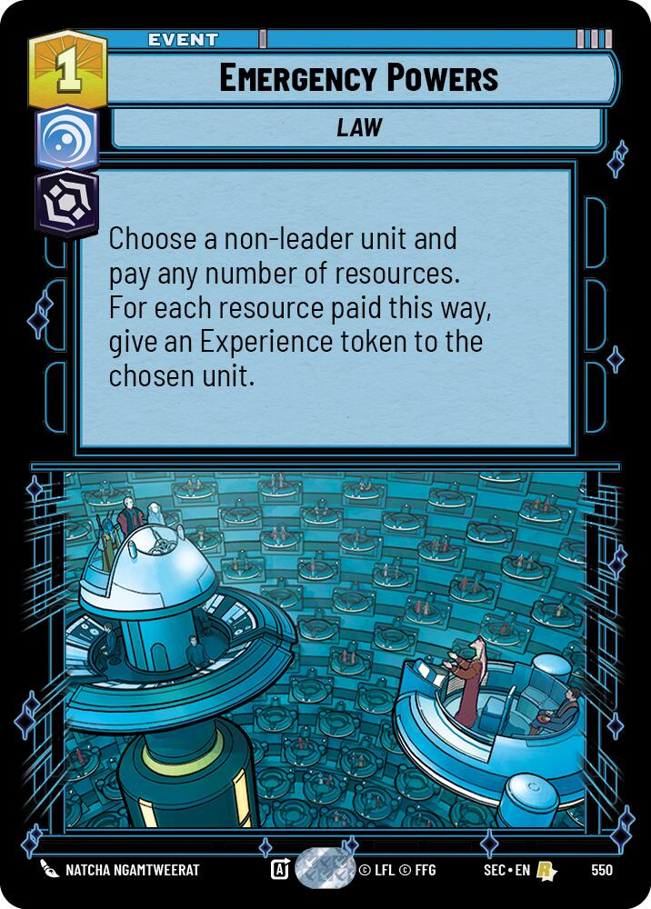 Emergency Powers (550) (Foil) (550) [Secrets of Power] | Exor Games New Glasgow