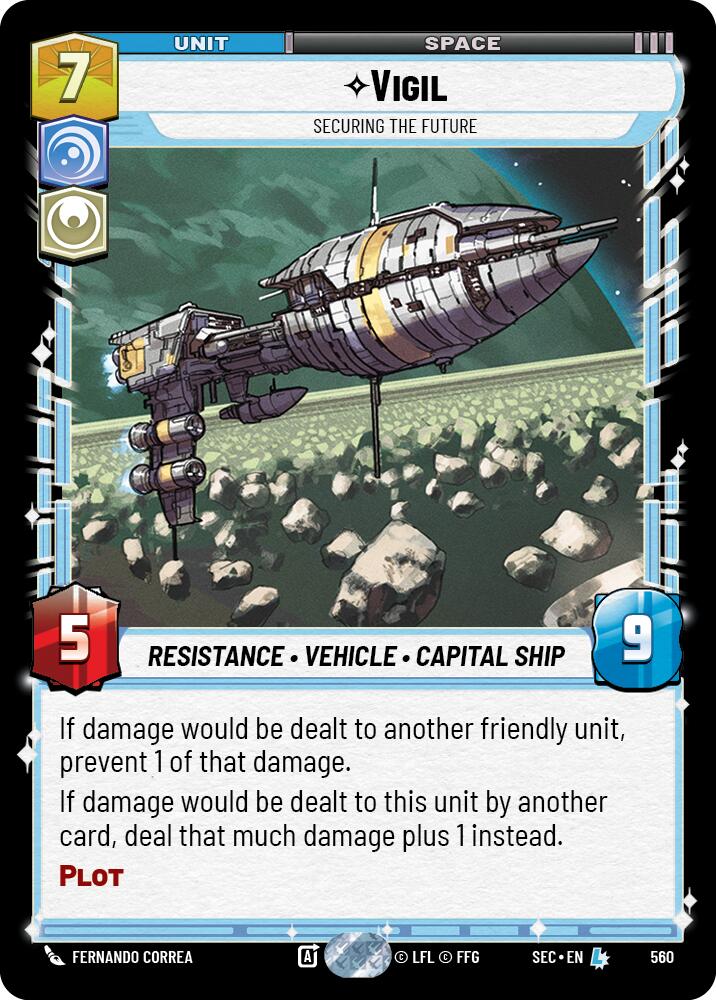 Vigil - Securing the Future (Foil) (560) (560) [Secrets of Power] | Exor Games New Glasgow