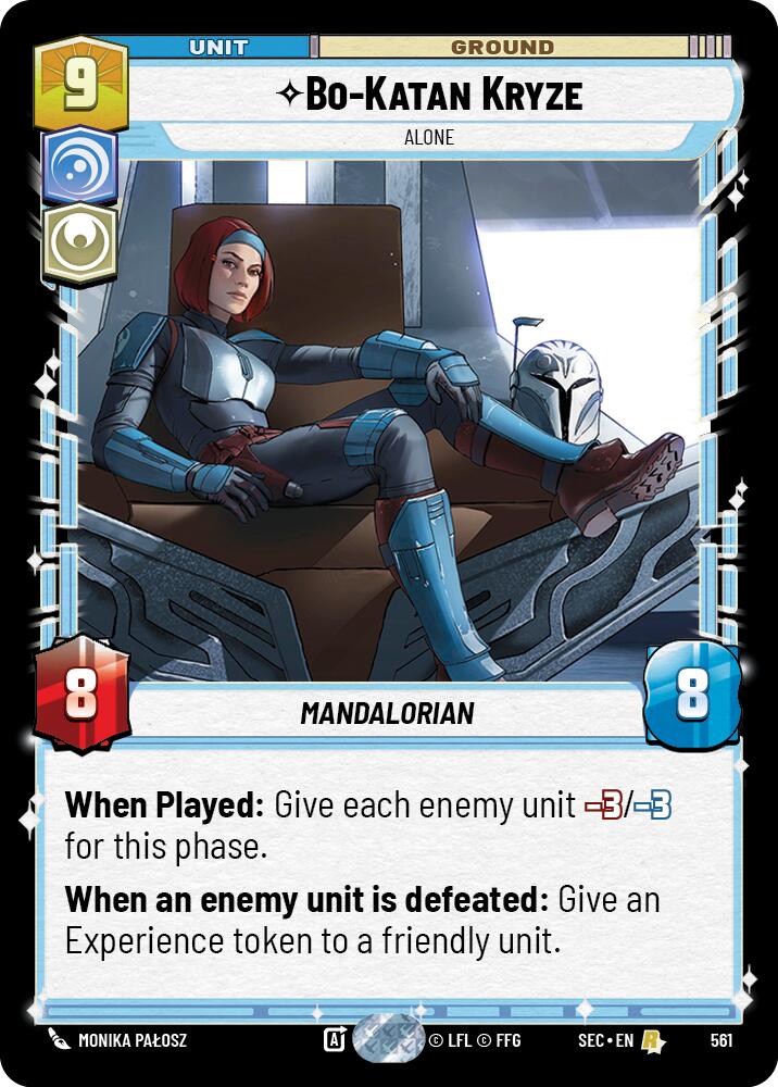 Bo-Katan Kryze - Katan Kryze - Alone (Foil) (561) (561) [Secrets of Power] | Exor Games New Glasgow