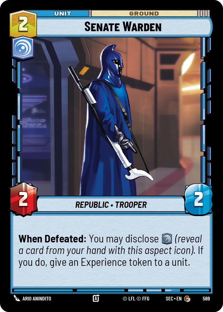 Senate Warden (569) (Foil) (569) [Secrets of Power] | Exor Games New Glasgow