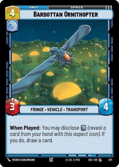 Bardottan Ornithopter (571) (Foil) (571) [Secrets of Power] | Exor Games New Glasgow