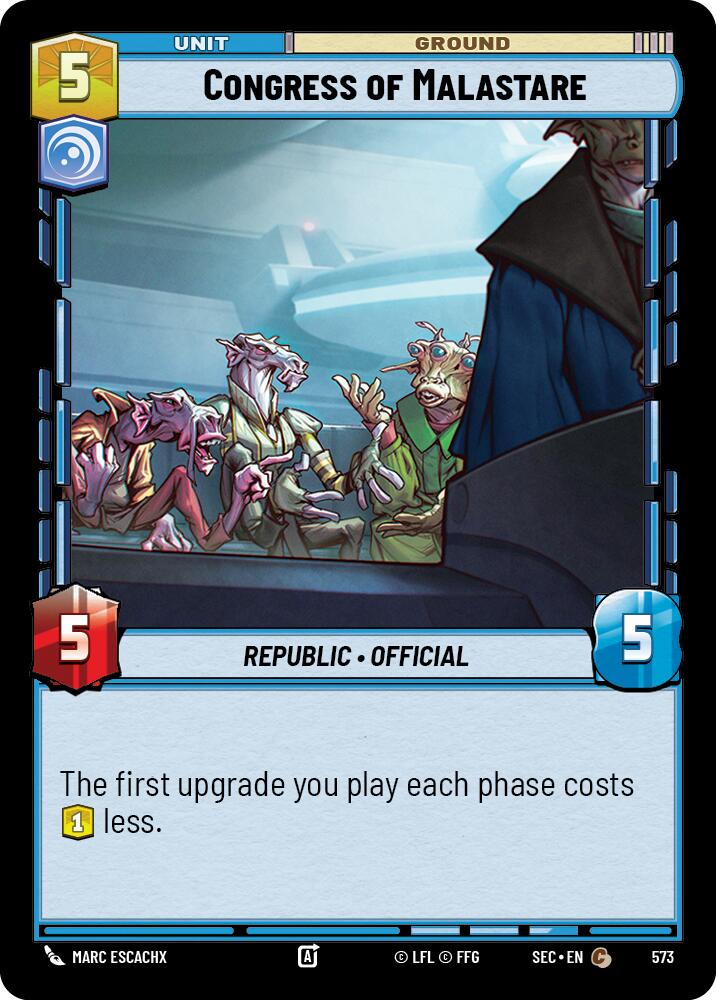 Congress of Malastare (573) (Foil) (574) [Secrets of Power] | Exor Games New Glasgow