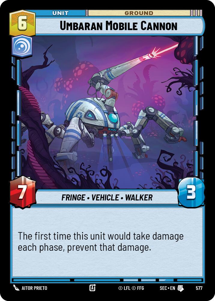 Umbaran Mobile Cannon (577) (Foil) (577) [Secrets of Power] | Exor Games New Glasgow