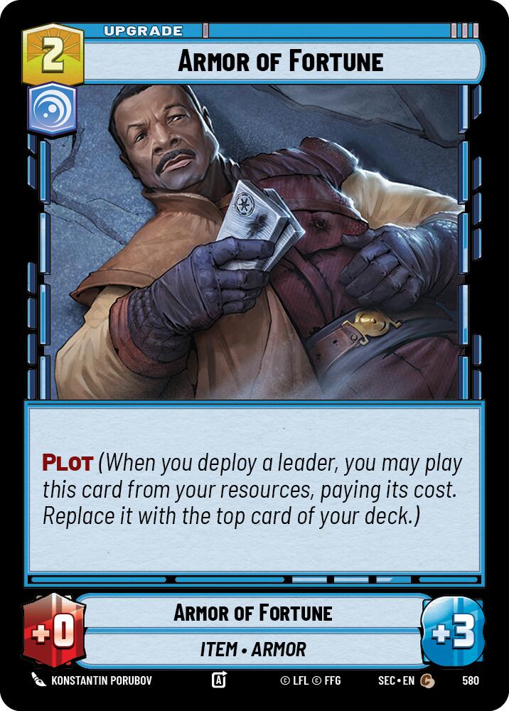 Armor of Fortune (580) (Foil) (580) [Secrets of Power] | Exor Games New Glasgow