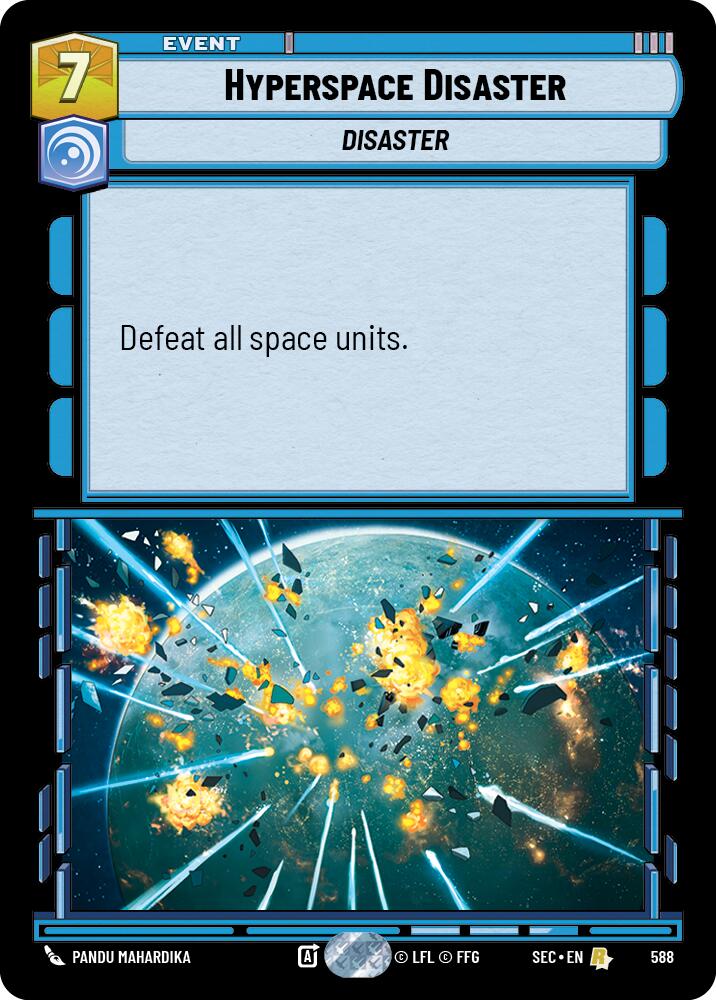 Hyperspace Disaster (588) (Foil) (588) [Secrets of Power] | Exor Games New Glasgow