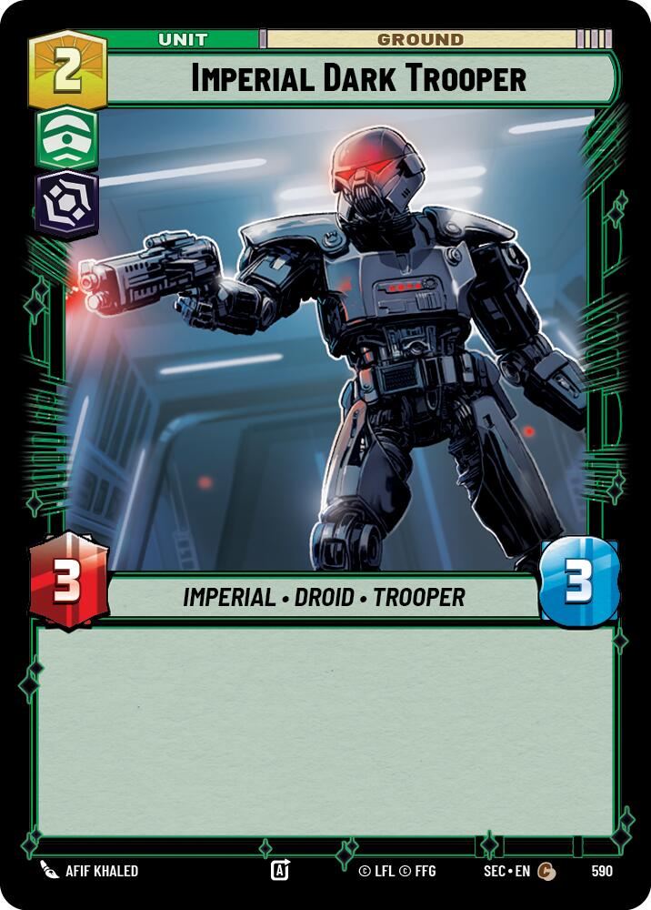 Imperial Dark Trooper (590) (Foil) (590) [Secrets of Power] | Exor Games New Glasgow