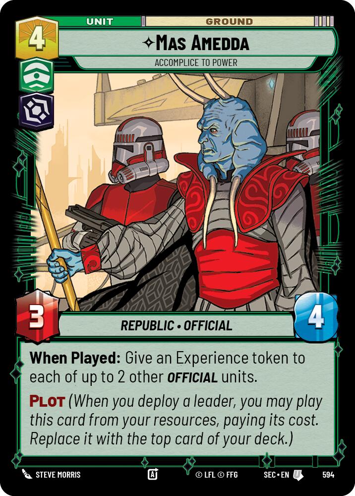 Mas Amedda - Accomplice to Power (Foil) (594) (594) [Secrets of Power] | Exor Games New Glasgow