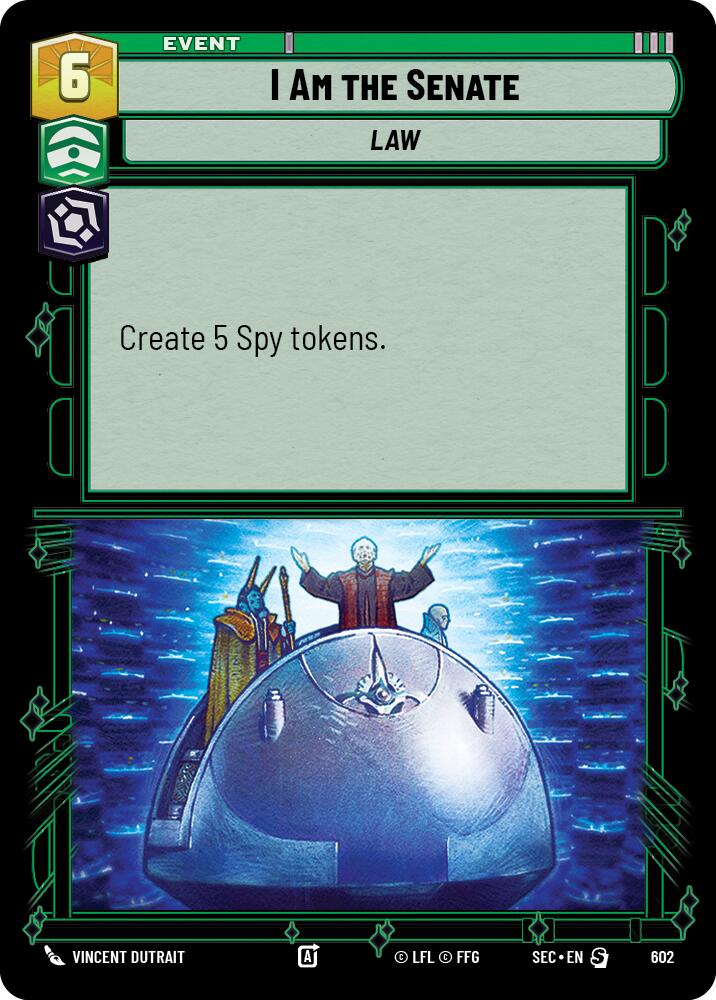 I Am the Senate (602) (Foil) (602) [Secrets of Power] | Exor Games New Glasgow